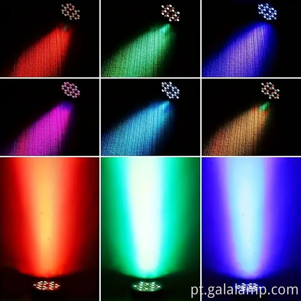 RGB LED DJ Party Light, lâmpada de palco da atmosfera de disco